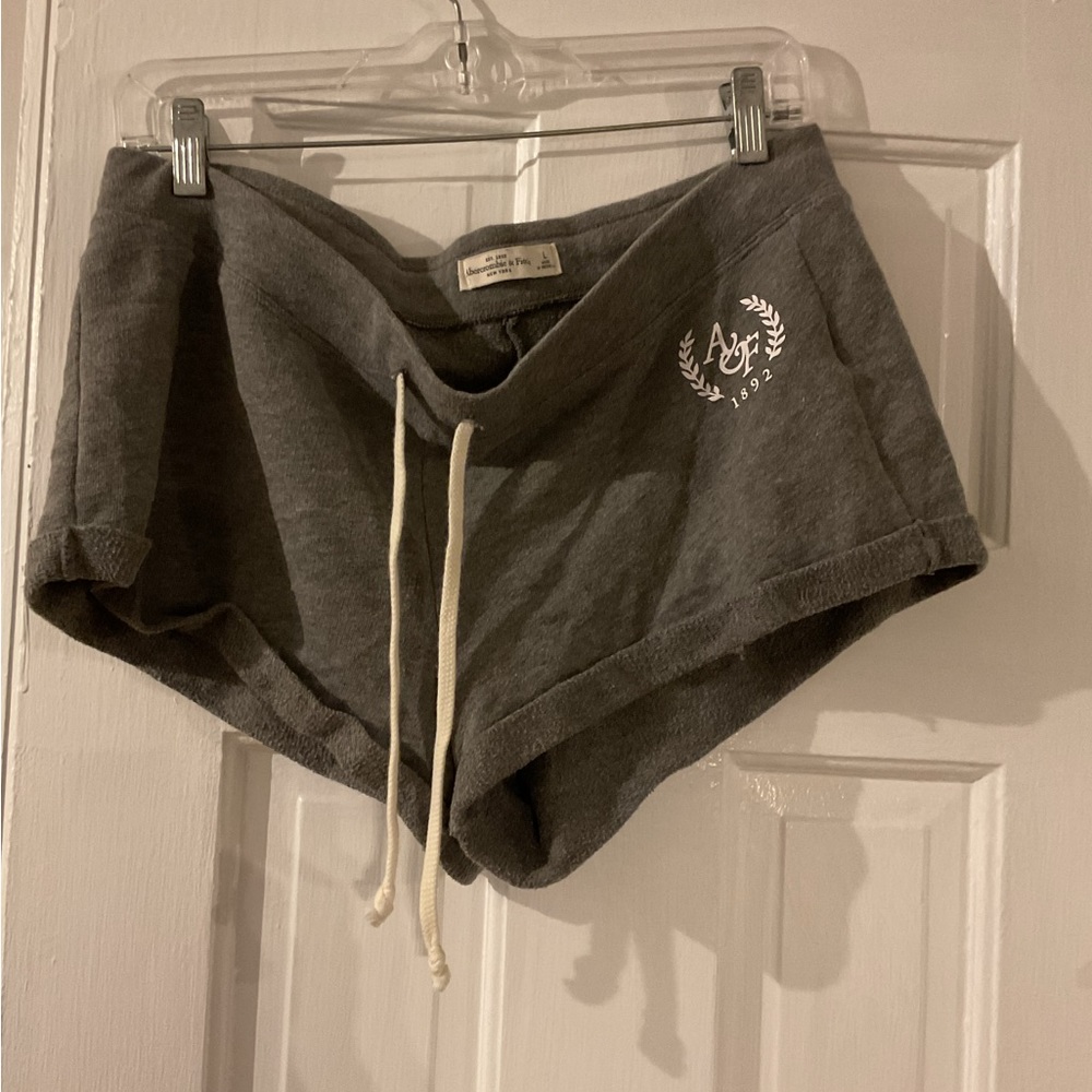 Abercrombie and Fitch grey cotton shorts